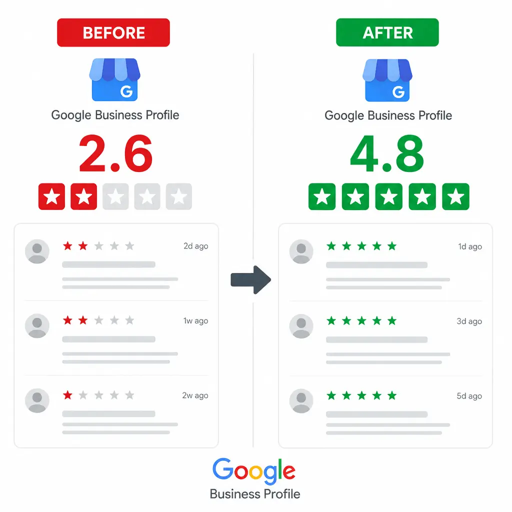 Example of a Google review that may not qualify for removal